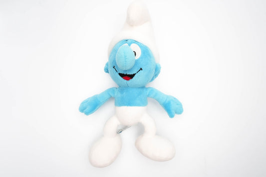 Vintage Smurfen knuffel – Pluche Grote Smurf pop – ca. 27 cm (10.6 inch)