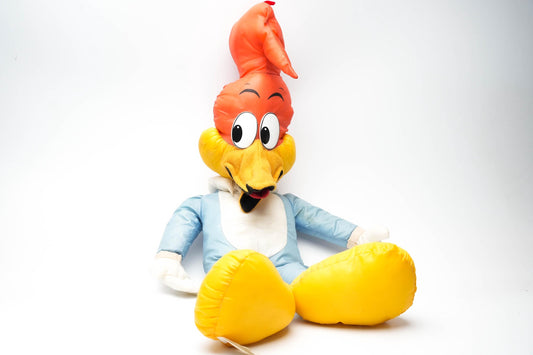 Vintage Woody Woodpecker Knuffel – 60 cm / 23.6 inch – Bikin België – Zeldzaam Looney Tunes Verzamelobject