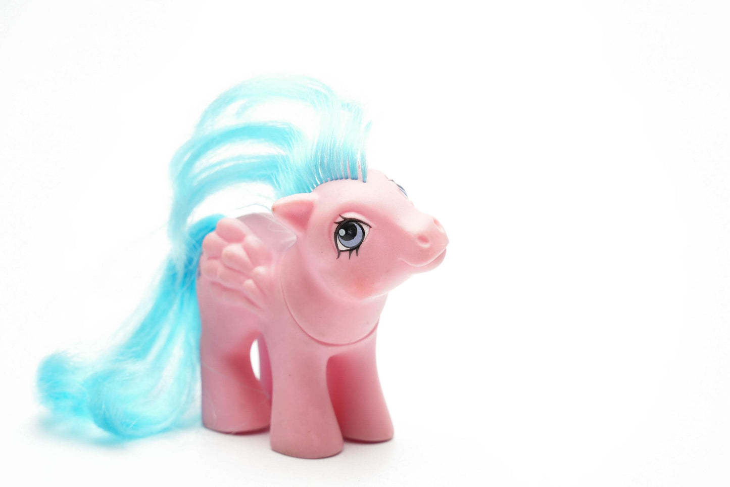 Vintage My Little Pony Baby Firefly – G1 Pegasus Pony 1984 – Roze met Bliksemschicht