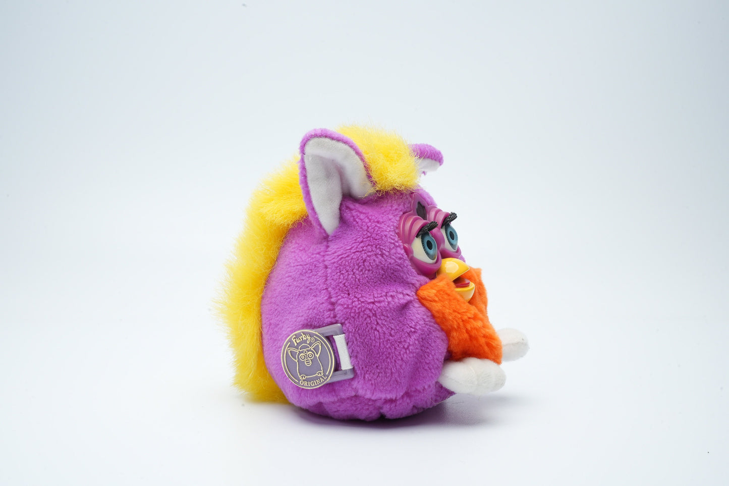 Furby Talking Buddy 1999 buddies cow beanbag | Furby pluche vintage furby speelgoed | Tiger Electronics | Furby Buddies
