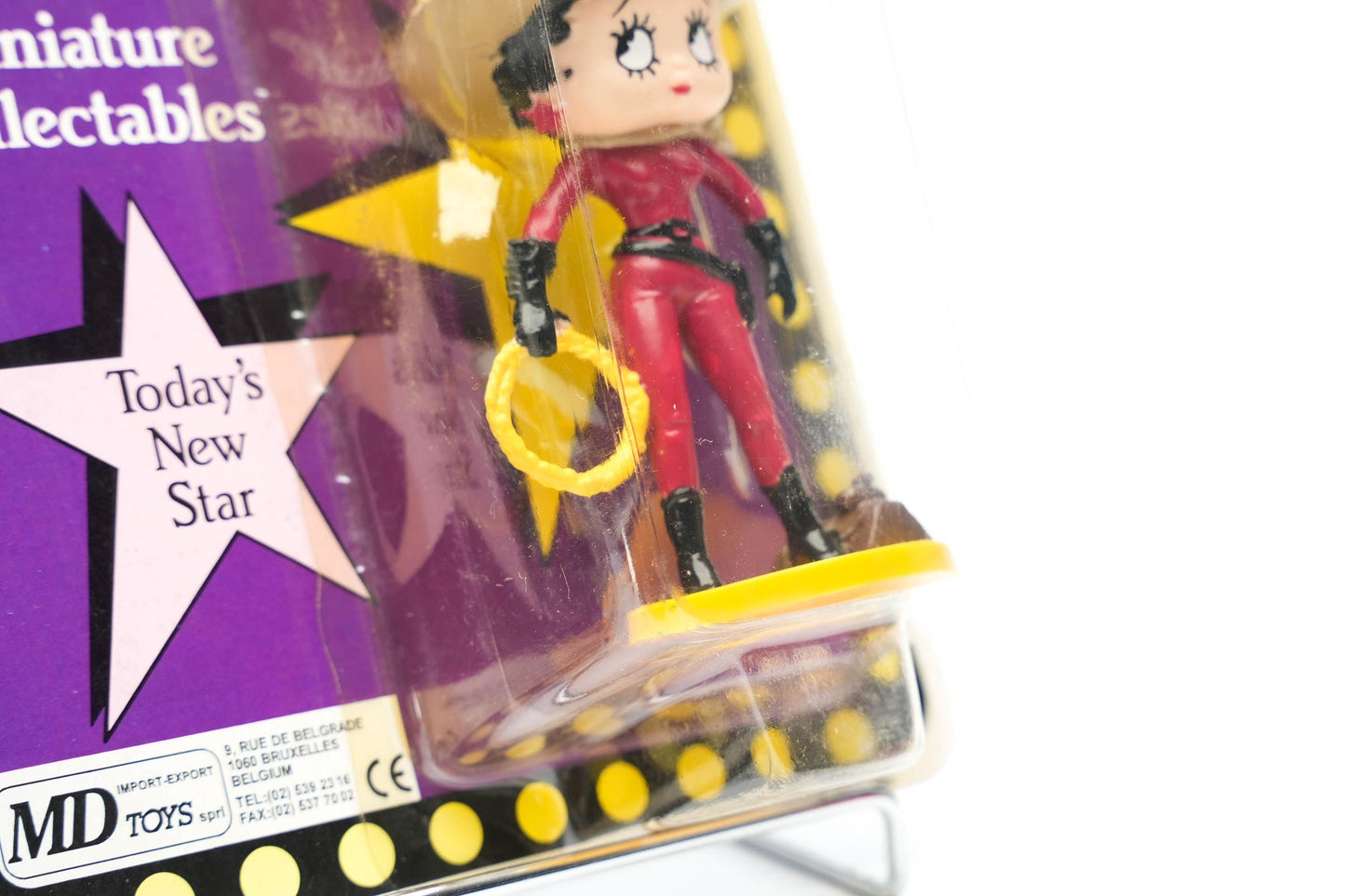 Betty Boop Miniatuurfiguur – 1986 – MD Toys – Western Cowgirl Editie