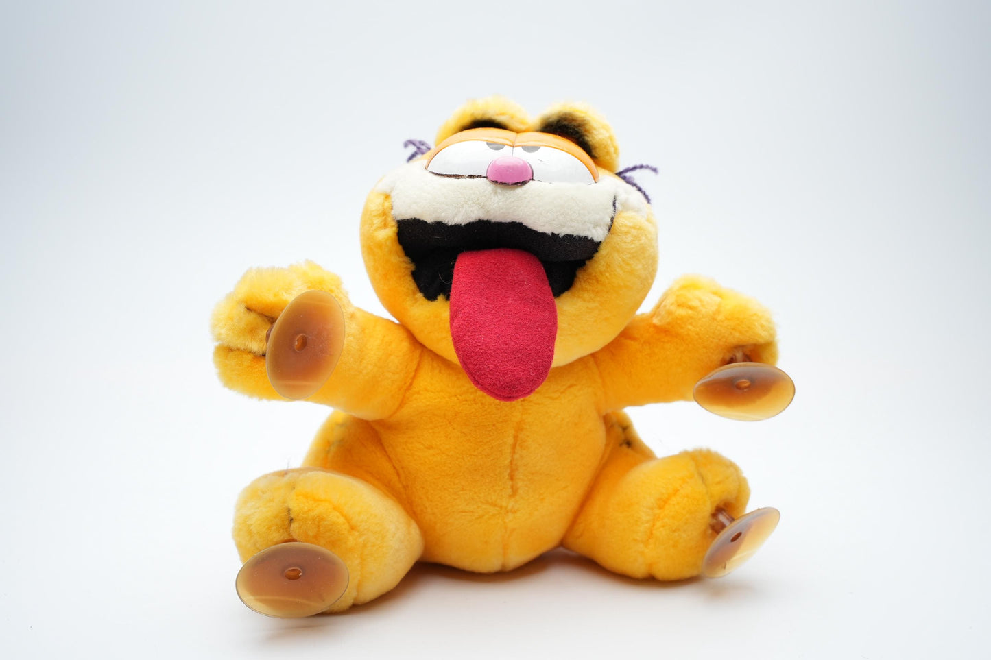 Vintage Garfield Knuffel met Zuignappen - United Feature Syndicate Inc. & Paws (1981)