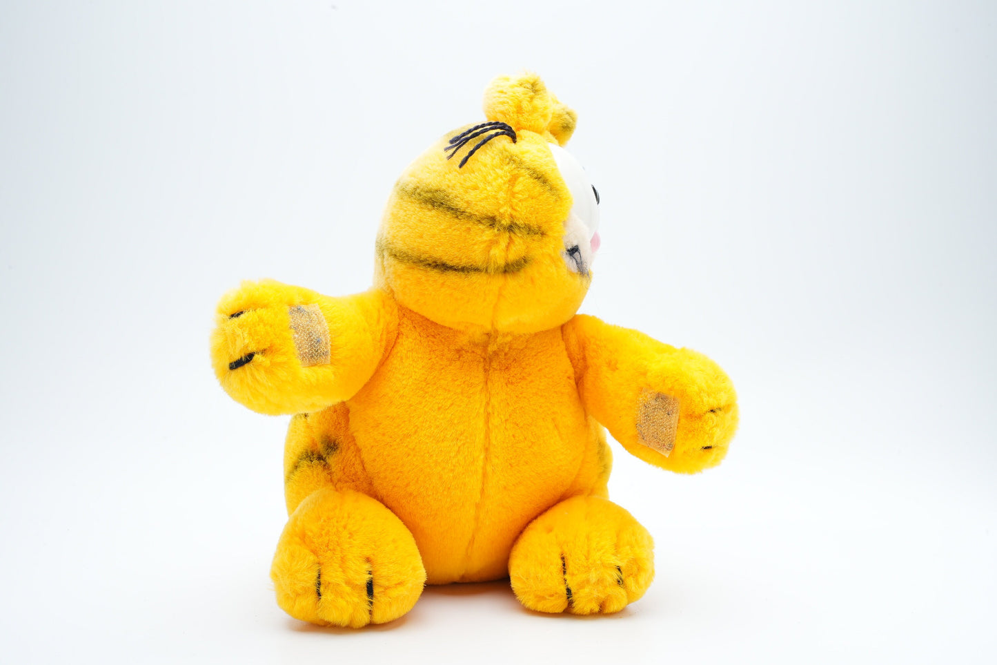 Vintage Garfield plush met schattige lach | zeldzame vintage Garfield plush