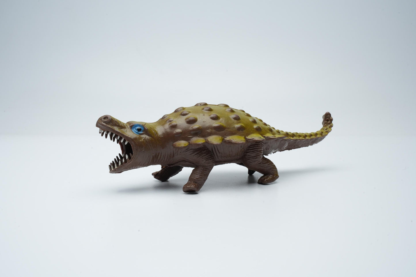 Vintage Sauropelta dinosaurus speelgoed figuur