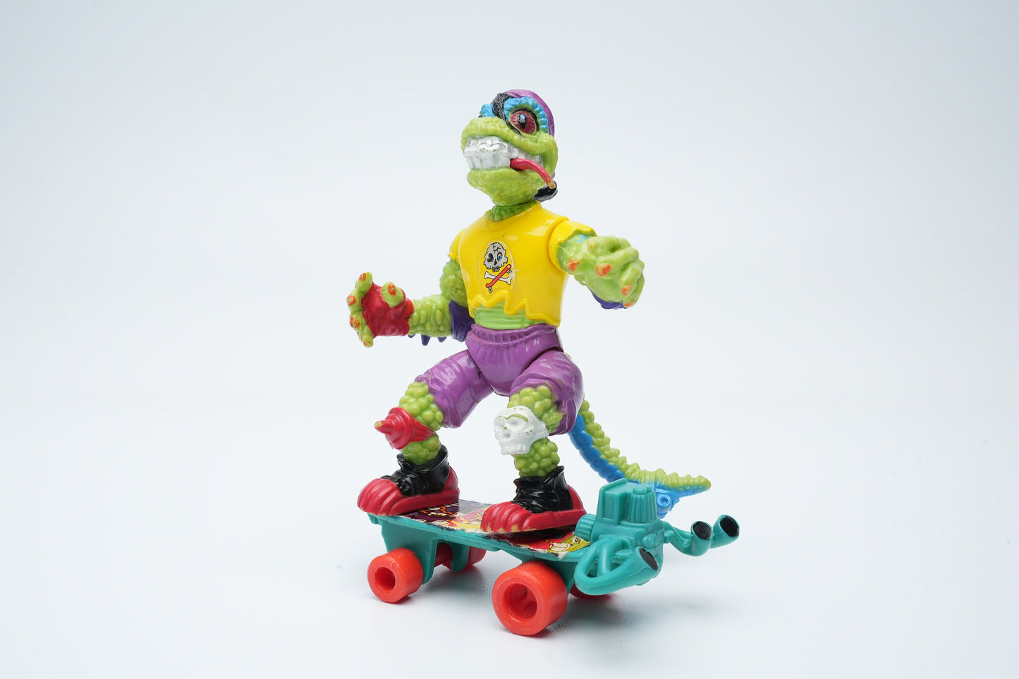 Mondo Gecko 1990 Platemate - TMNT Ninja Turtles figuren vintage