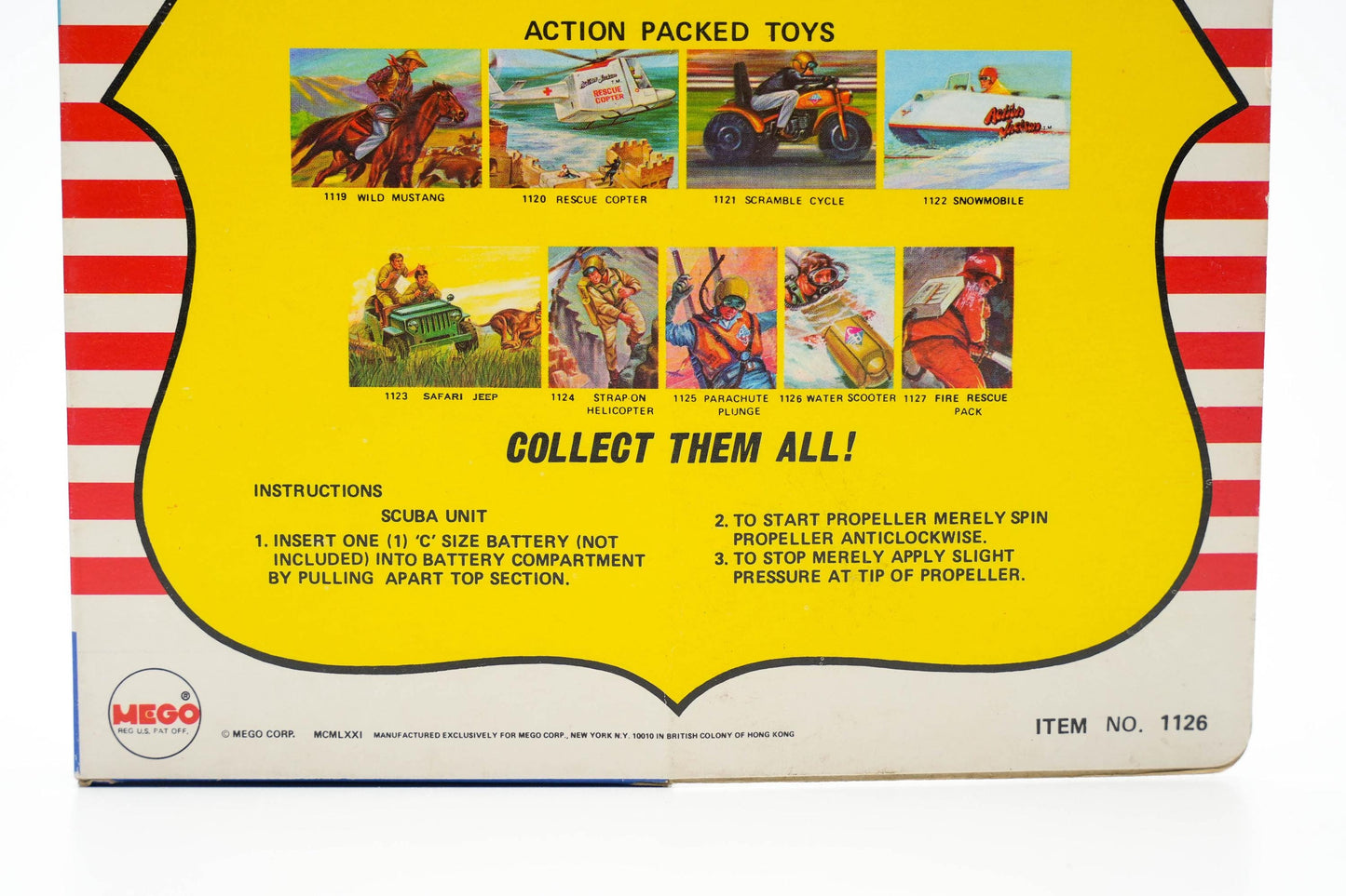 Mego Action Jackson Water Scooter – 1970s Vintage Accessoire