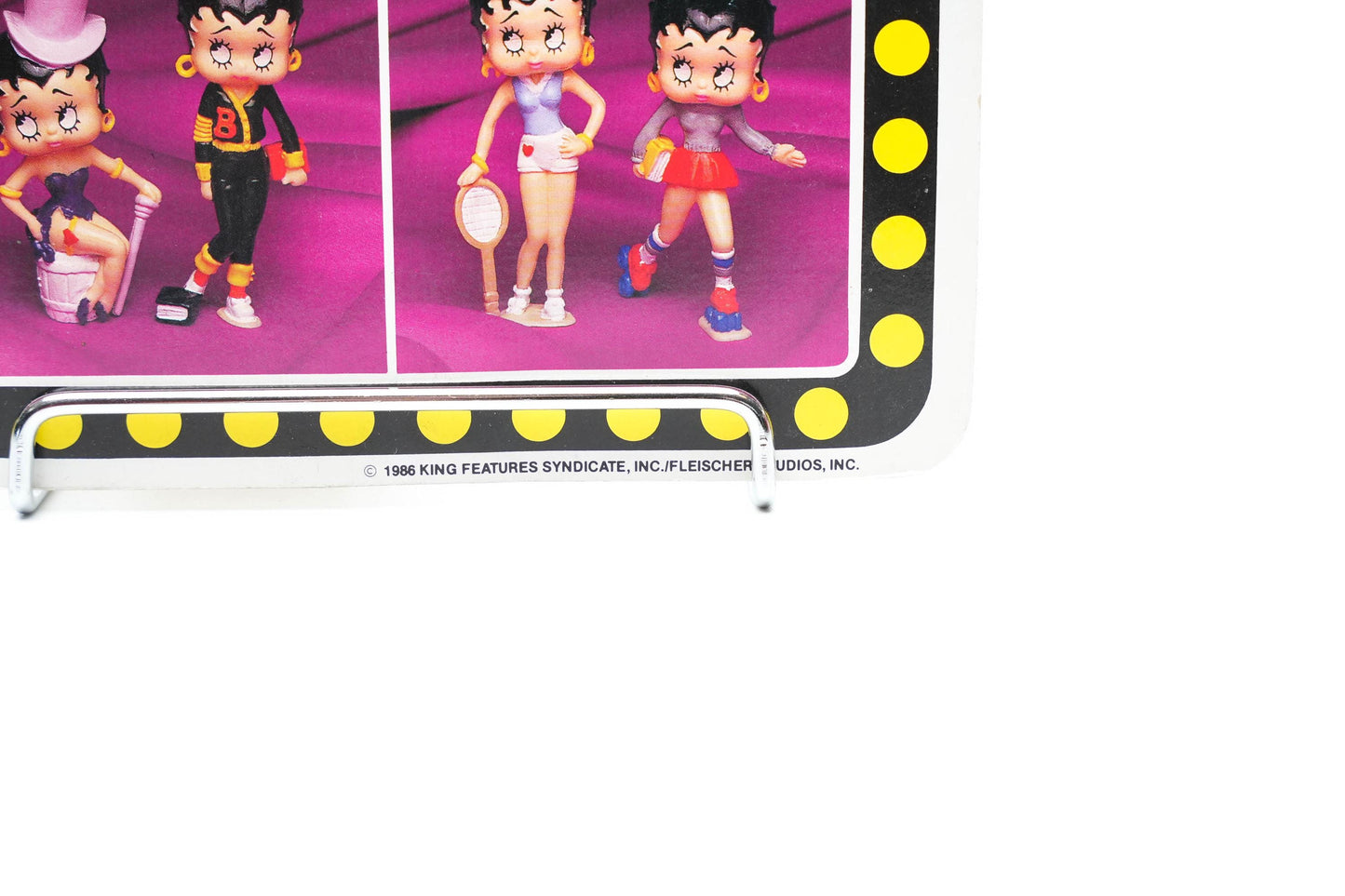Betty Boop Miniatuurfiguur – 1986 – MD Toys – Sportieve Varsity Editie