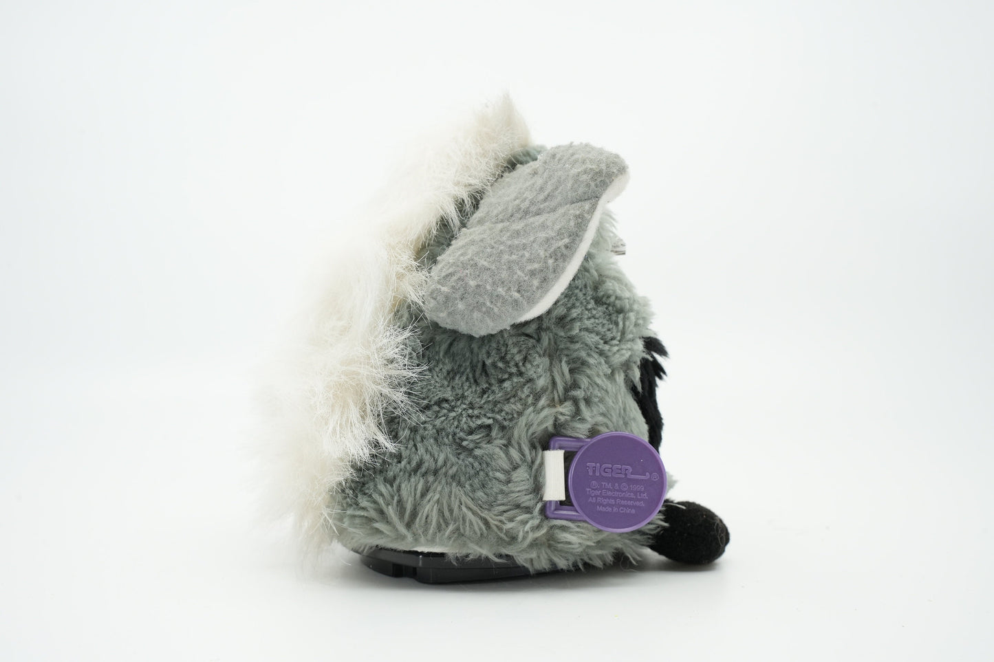 Vintage Furby Koala blauwe ogen 1999 | furby tag | Vintage Furby met Grijs/ Zwarte vacht | Spreekt Engels en Furbish