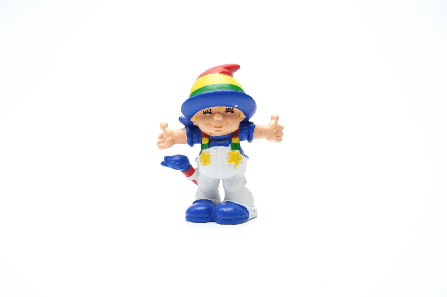Vintage 1986 Rainbow Brite “Painter” PVC figuur – Wallace Berrie – Rainbow Kids collectie