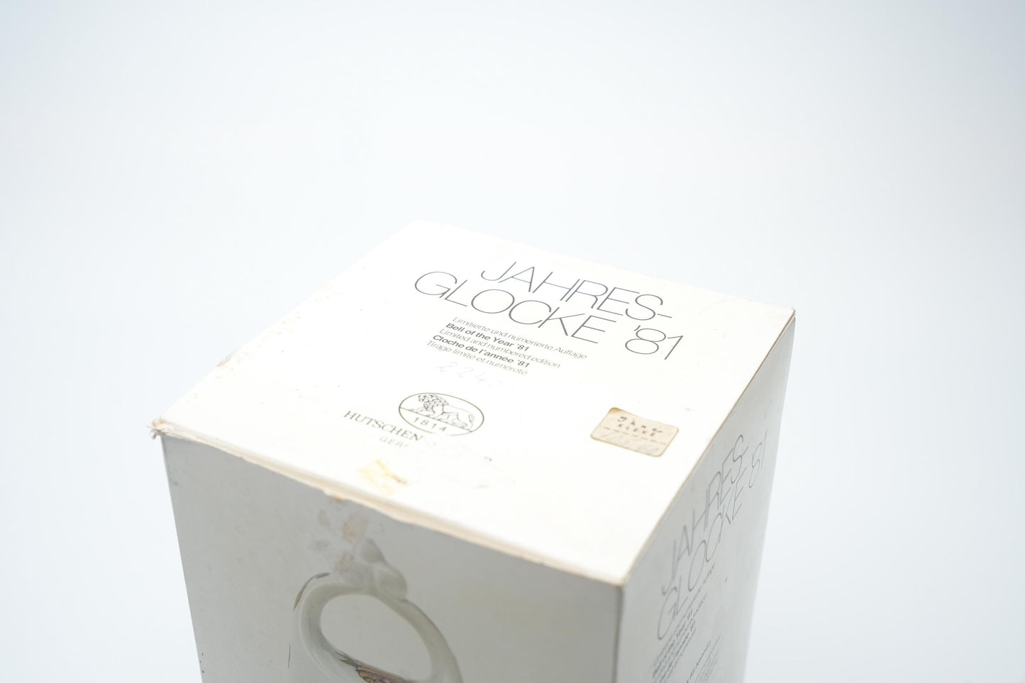 Vintage Hutschenreuther Jaarbel 1981 - Limited Edition Nr. 2240/5000