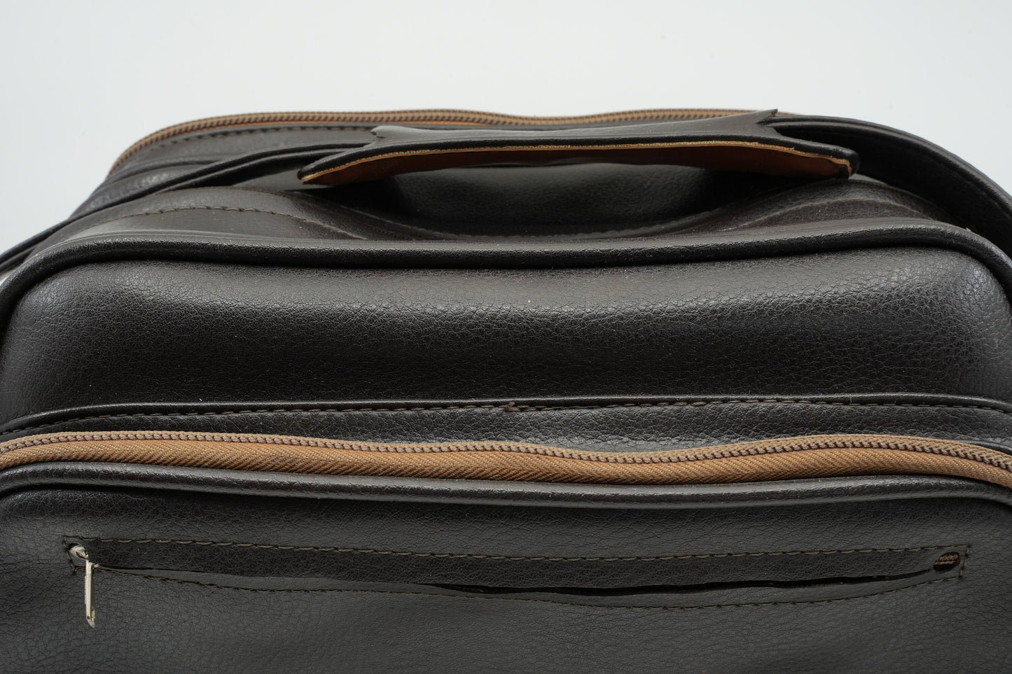 Vintage lederen camera tas / reistas