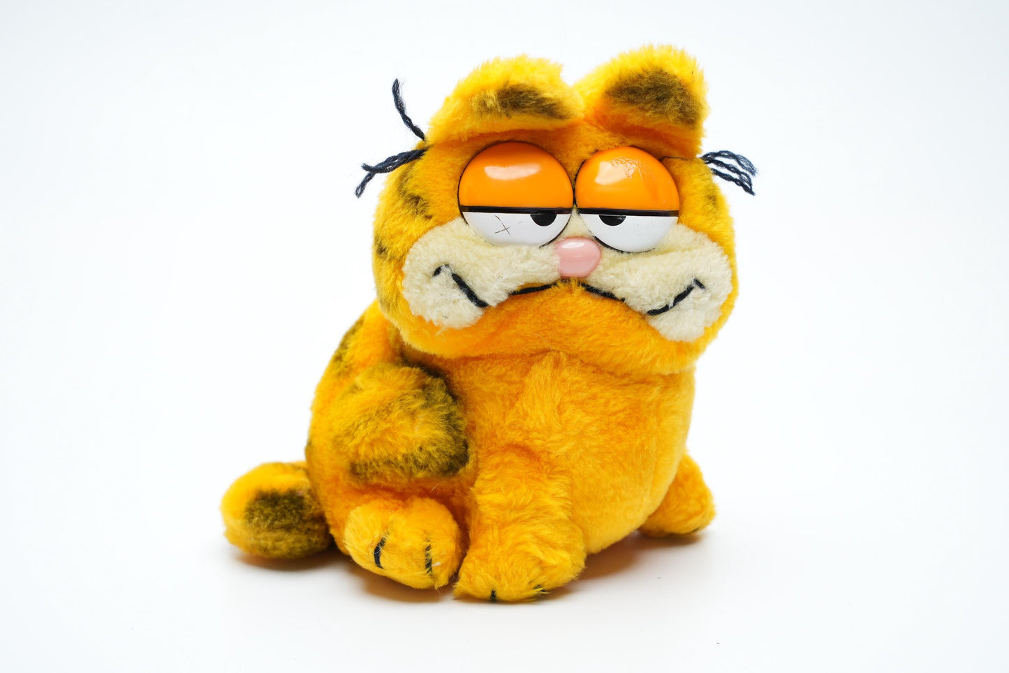 Vintage Garfield Knuffel - 16 cm (6.3 inch) - 1980s Retro Pluche