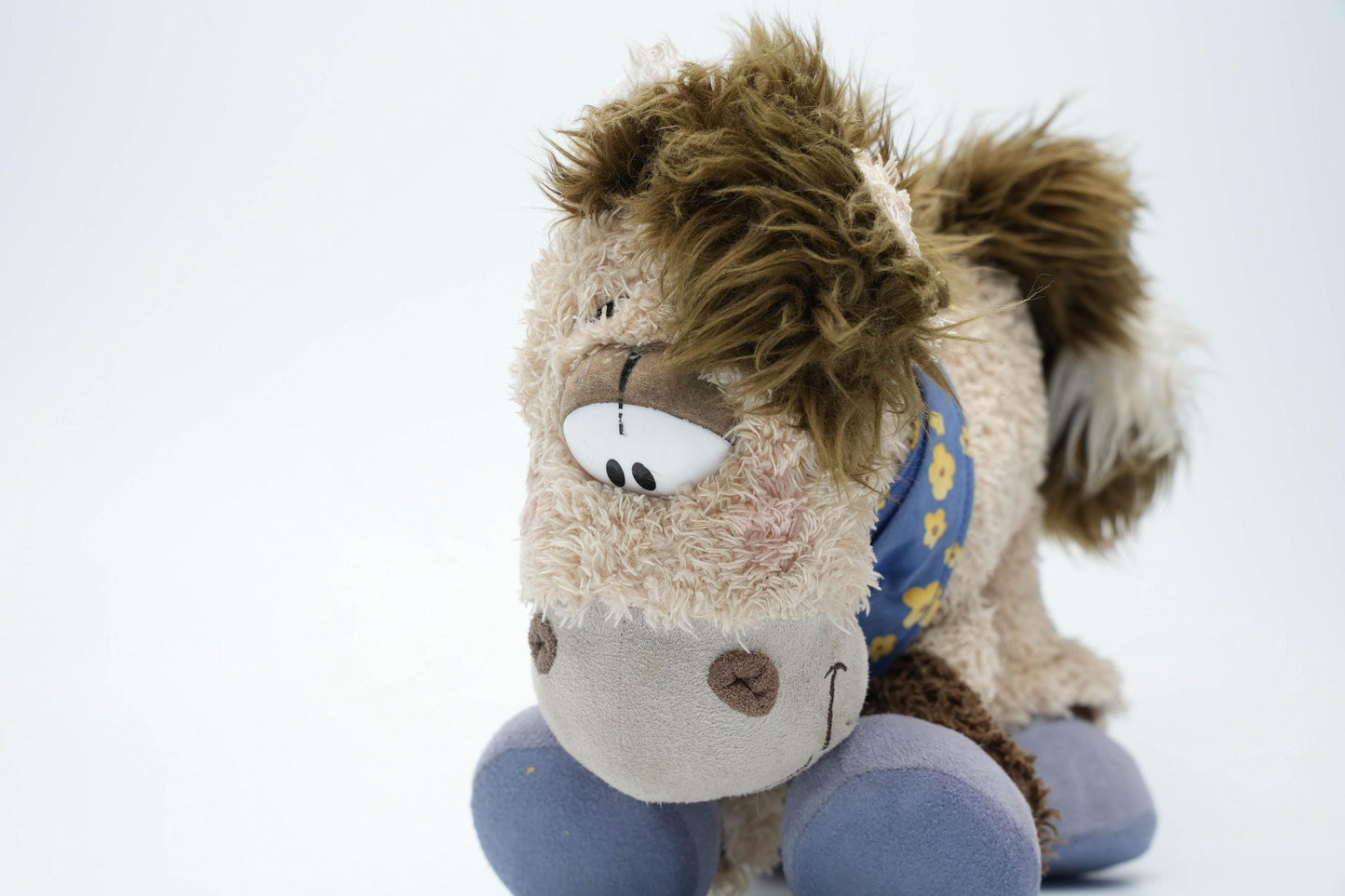 Vintage Galupy Diddl Paard Knuffel 25cm (10 inch) – Depesche 1990s