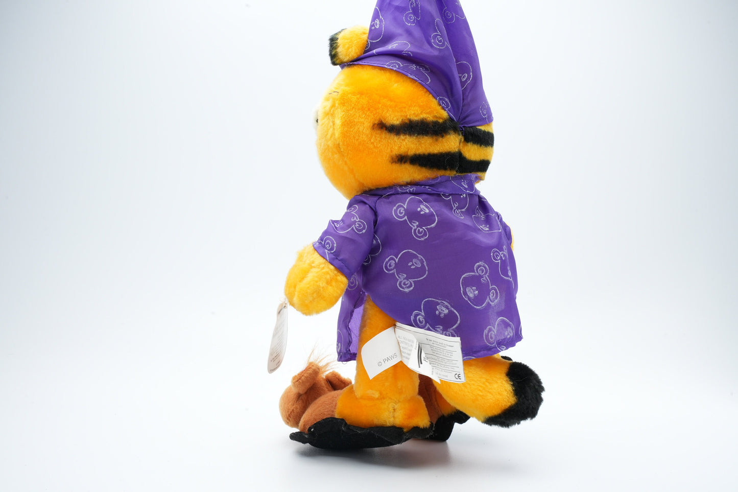 Garfield met paarse pyjama | vintage Garfield plush