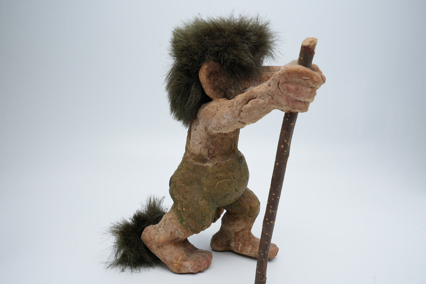 Nyform Troll nummer 122 - prachtige grote vintage troll - handgemaakt in Noorwegen