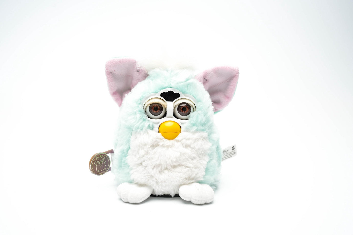 Furby Baby Muntgroen 1999 – Nederlands Sprekend en Werkend