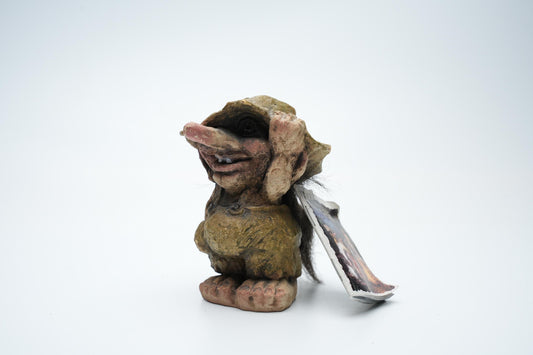 Nyform Vintage Troll – 12 cm / 4.7 inch – Authentiek Noors Verzamelobject