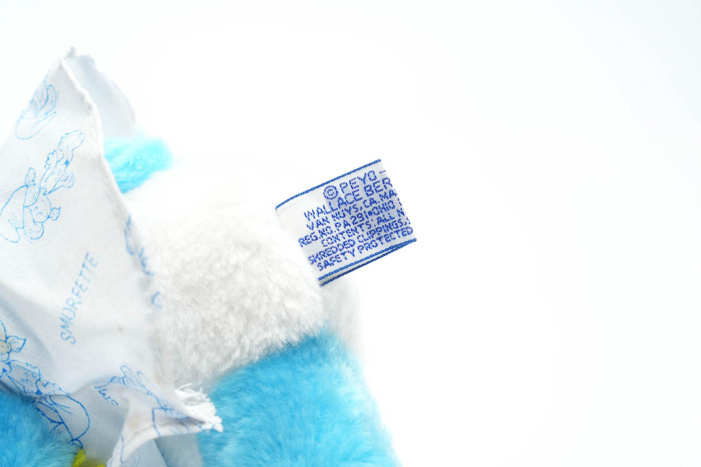 Smurfin Knuffel – 20 cm (7,9 inch) – Peyo 1981 – Wallace Berrie & Co.