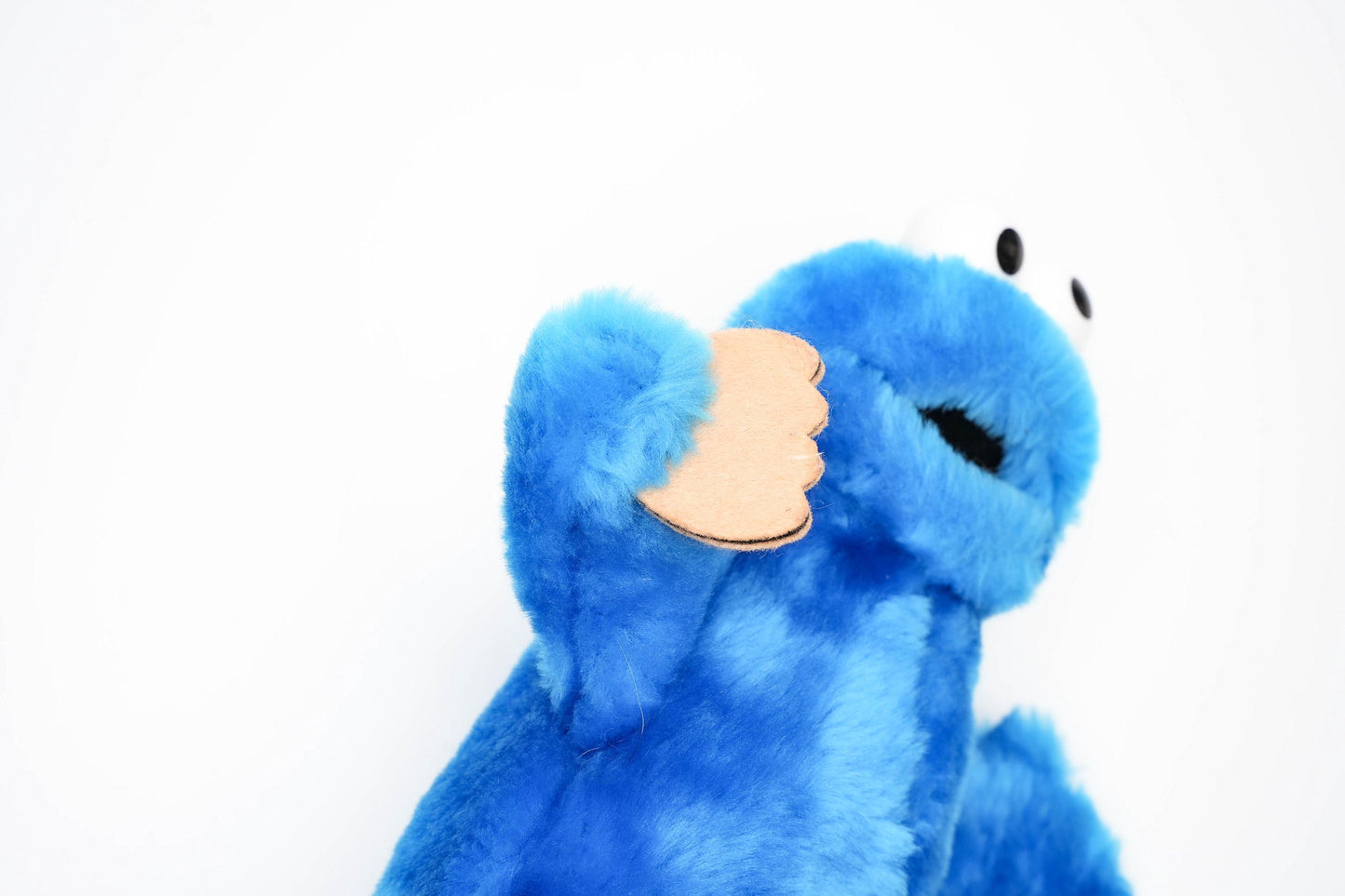 Vintage Koekiemonster knuffel – Catric Germany – ca. 26 cm (10.2 inch) – jaren 90