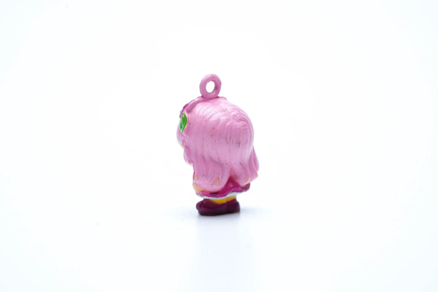 Vintage Hasbro Charmkins Hunny Bunch – Roze Haar & Paarse Schoentjes – 1983 Bedelfiguur