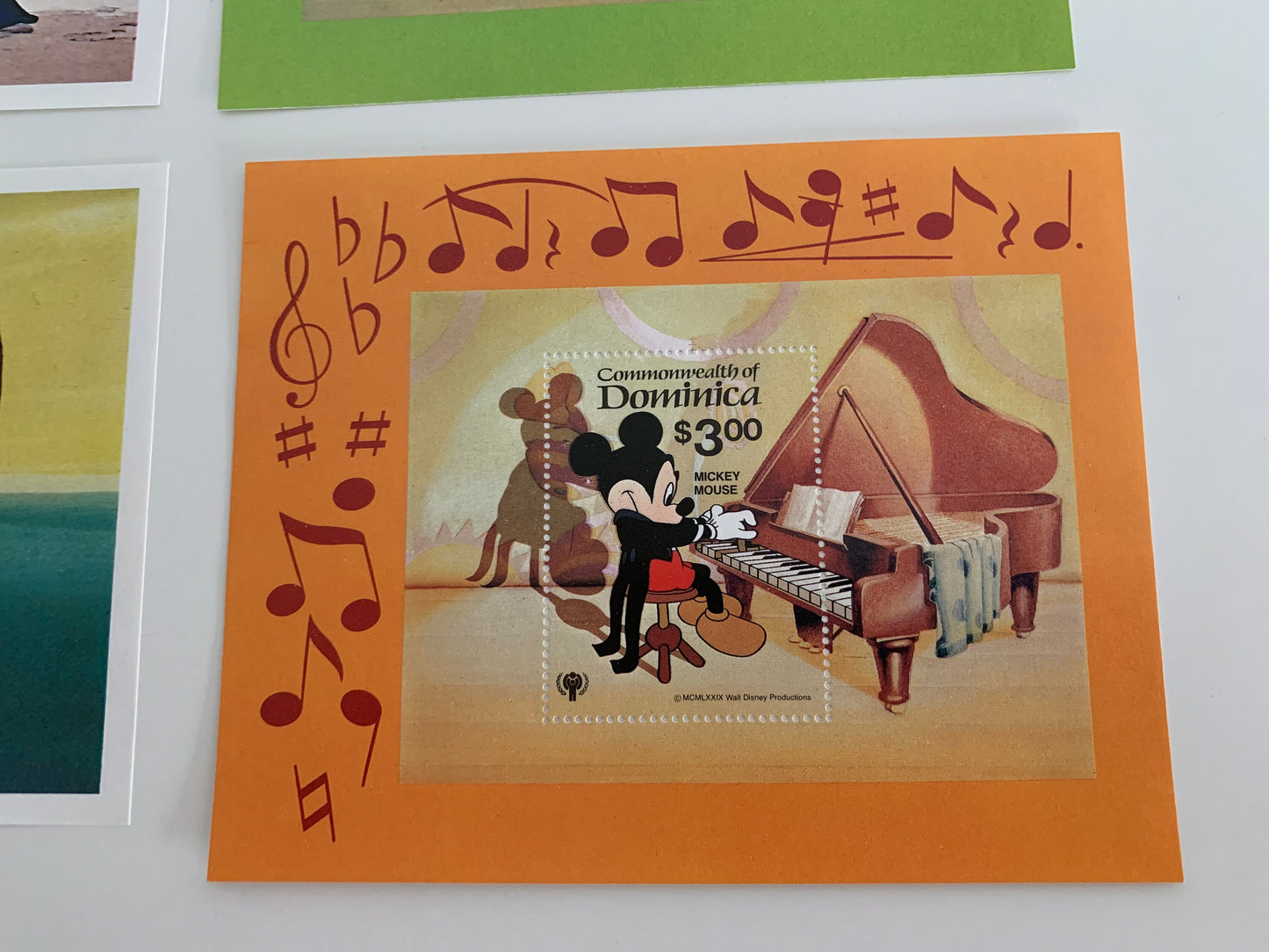 Vintage Disney postzegels speciale uitgaven Goofy, Mickey en Pluto (perfecte conditie)