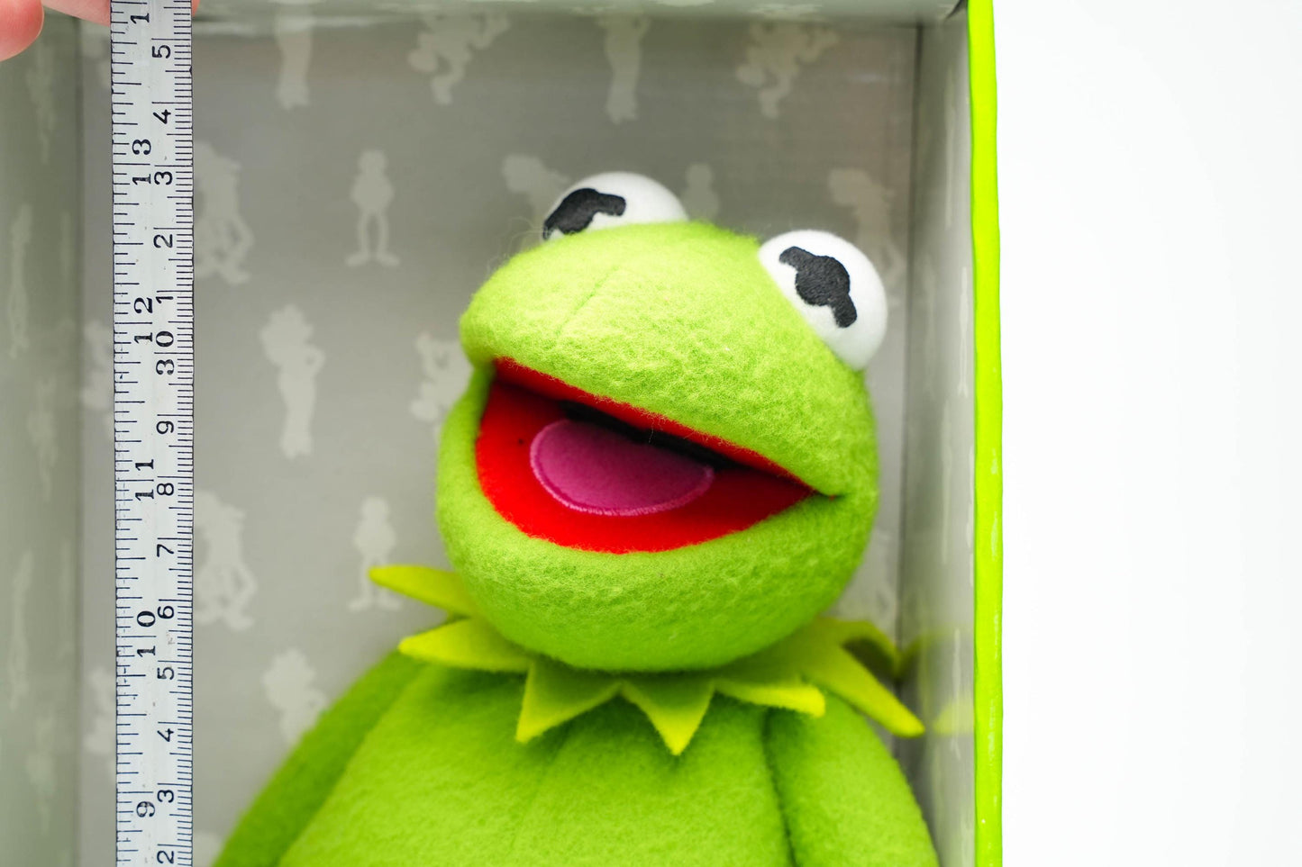 Kermit de Kikker Knuffelpop in Doos – Kermit Collection – 35 cm / ca. 13.8 inch – Vintage IGEL