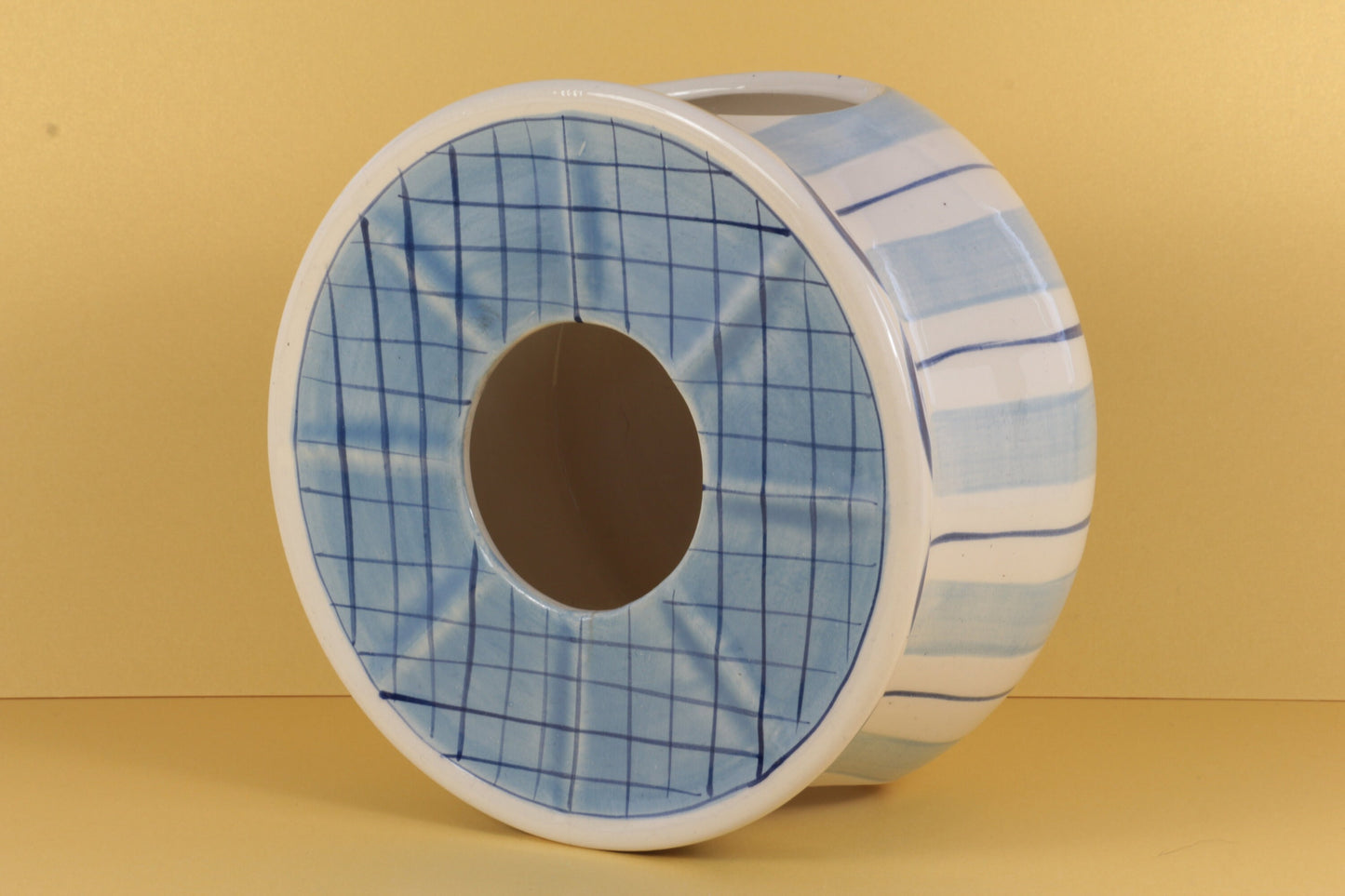 Theelicht van Blond Amsterdam - Delfts blauw stijl - modern