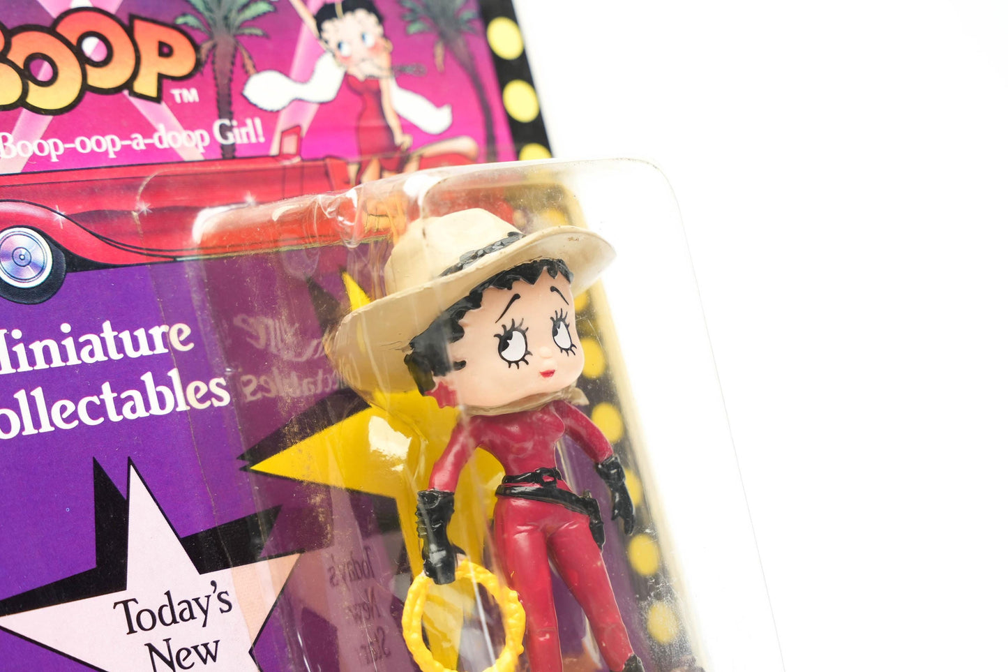 Betty Boop Miniatuurfiguur – 1986 – MD Toys – Western Cowgirl Editie