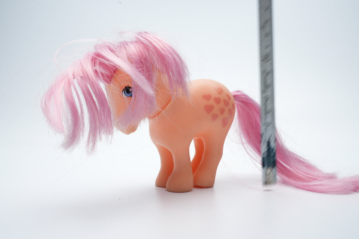 Peachy Pink Hearts | roze hartjes G1 My Little Pony | My Little Pony paarden