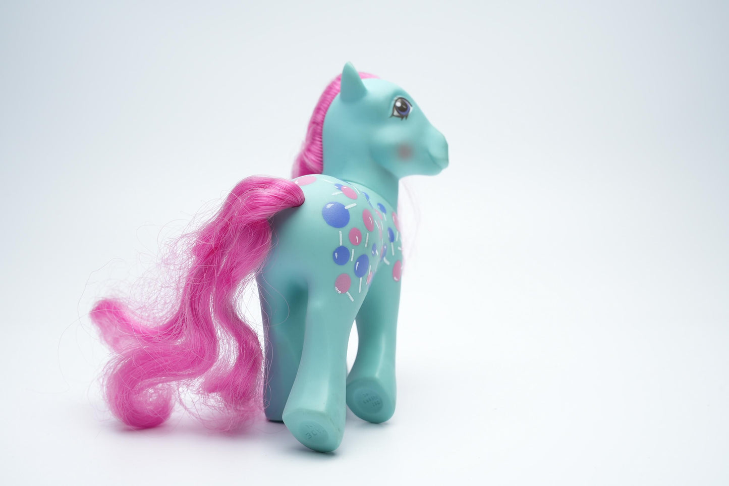 Vintage My Little Pony - Blauwe Pony met Snoepjes Design