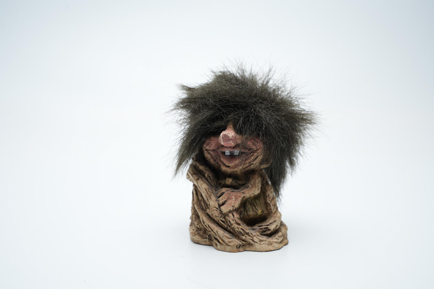 Vintage Troll – 9 cm / 3.5 inch – Handgemaakt in Noorwegen
