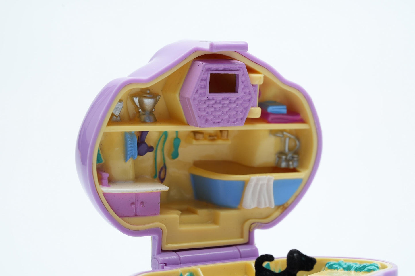 Vintage Polly Pocket Dazzling Dog Show 1993 – Met Originele Hond – Bluebird Toys