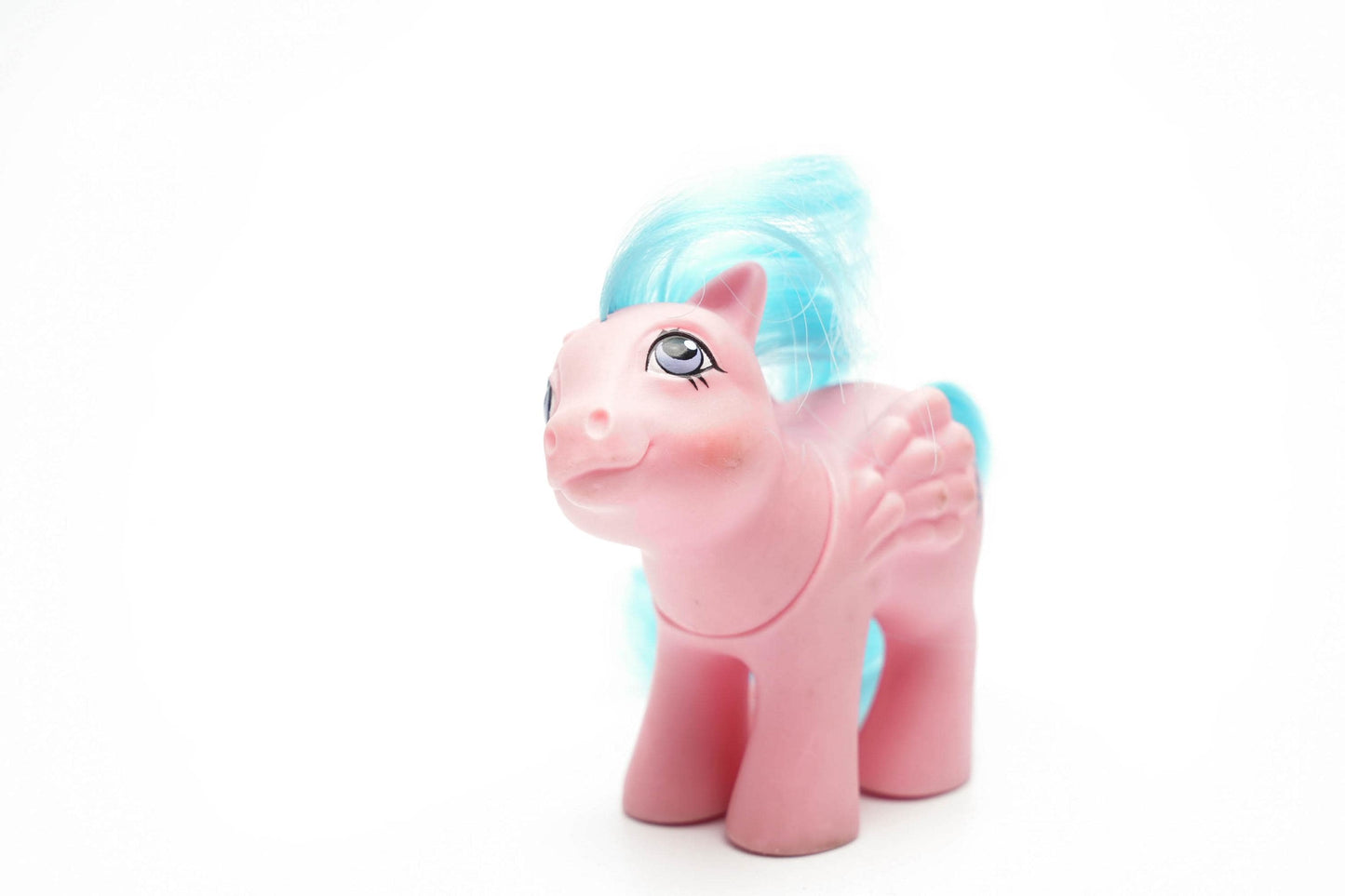 Vintage My Little Pony Baby Firefly – G1 Pegasus Pony 1984 – Roze met Bliksemschicht