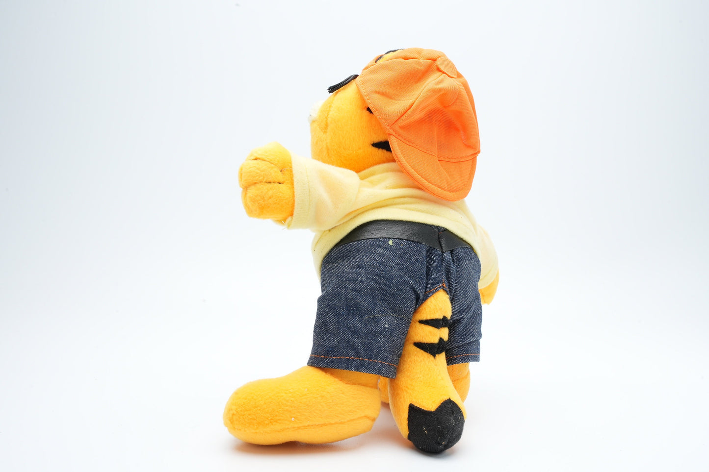 Vintage Garfield plush met pet en kleding | Garfield pluche