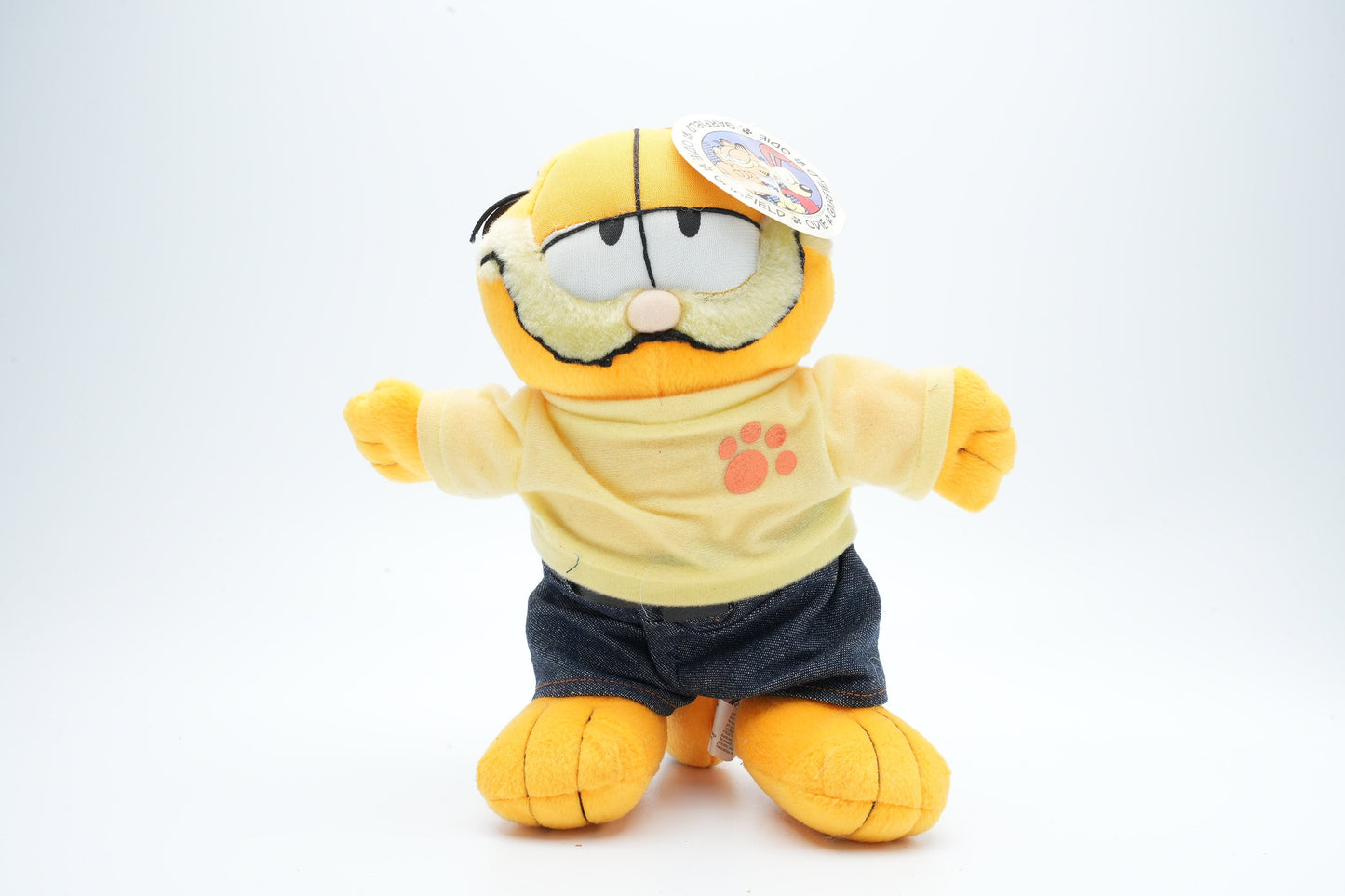 Garfield met hippe outfit | vintage Garfield plush