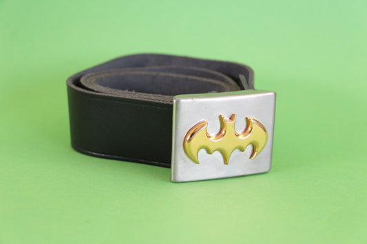 Erg zeldzame batman riem (echt leer) | DC Comics 1982 gemaakt in West Duitsland | 95 CM