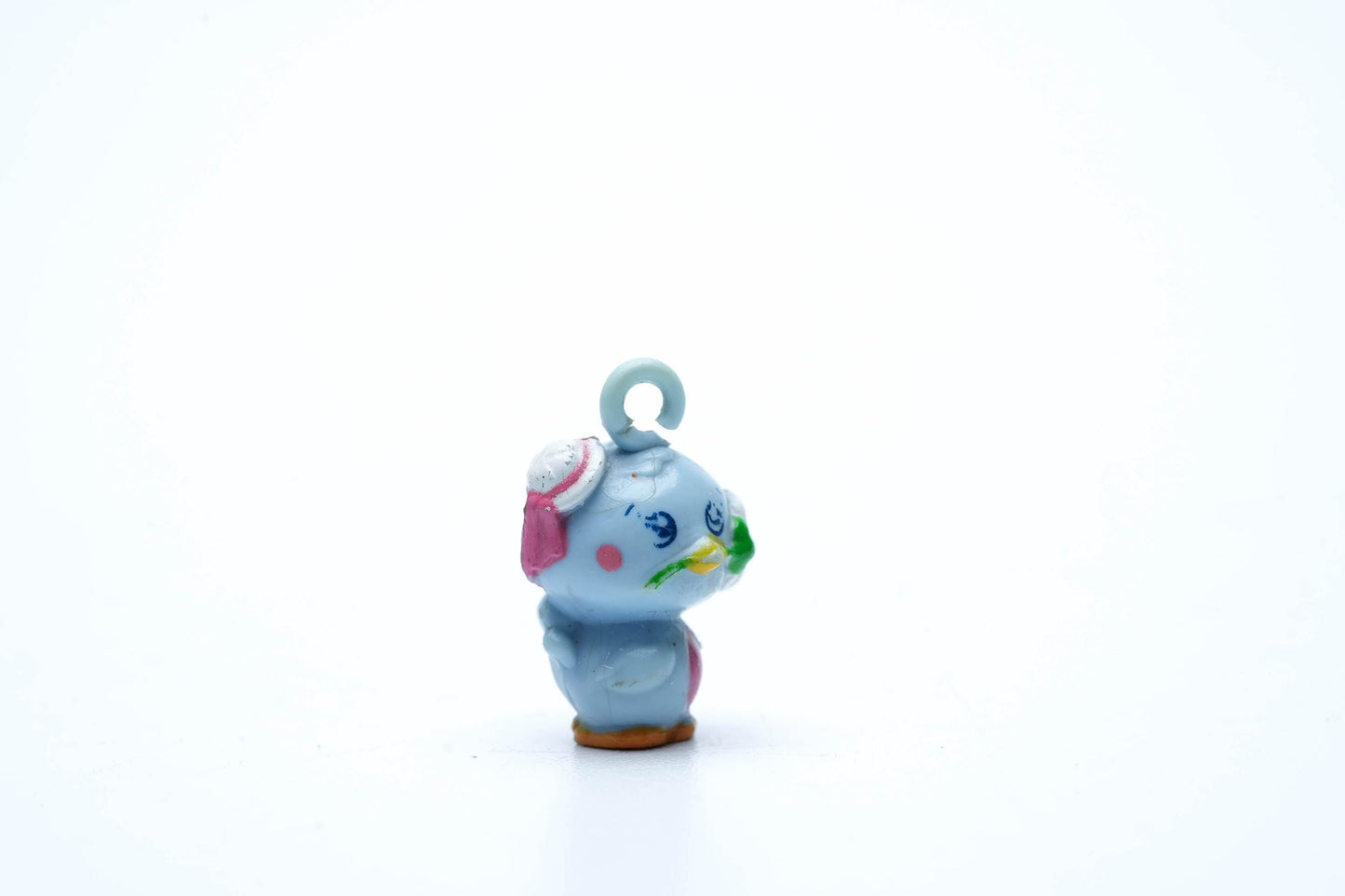 Vintage Hasbro Charmkins Blauwe Vogel met Bloem – 1983 Dierenvriendje Bedel