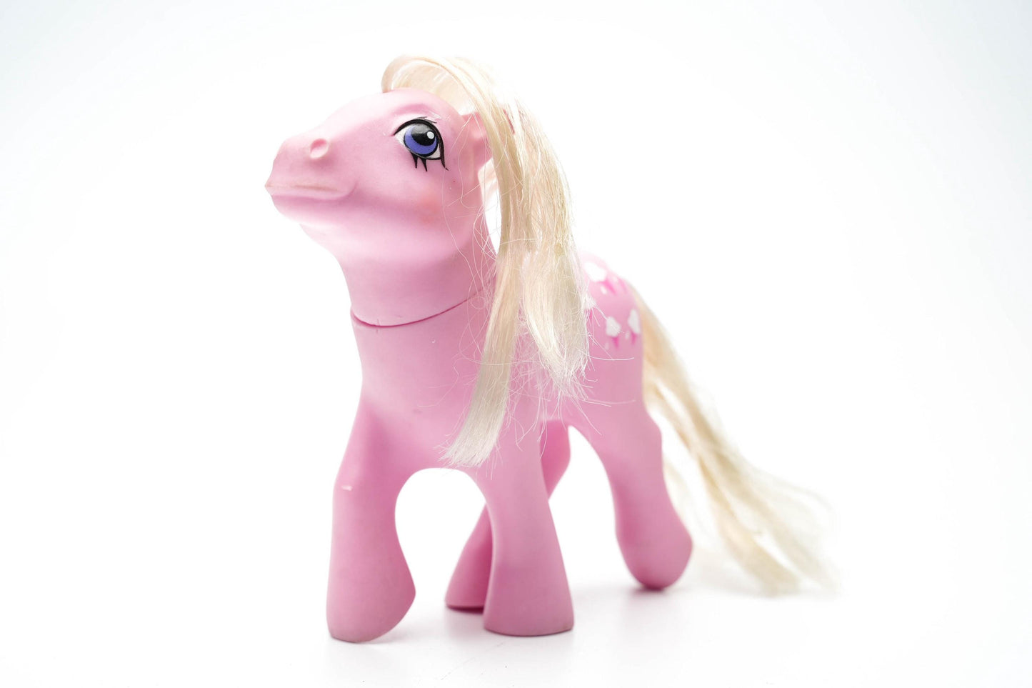 Vintage My Little Pony G1 Lickety Split – Origineel Hasbro uit 1984 – Roze Earth Pony met Roomwit Haar