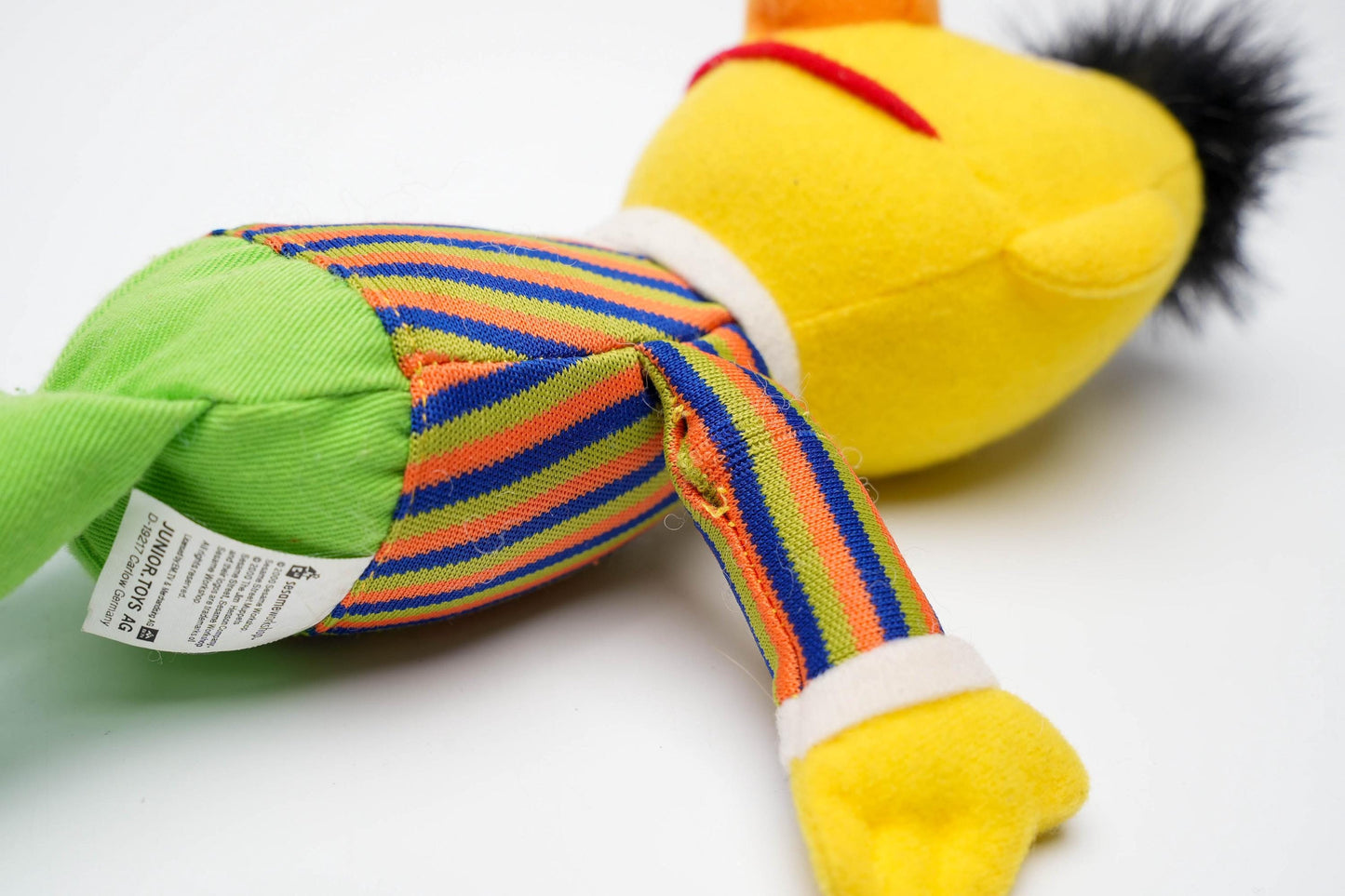Vintage Sesamstraat Bert Knuffel – Junior Toys AG (2002) – 28 cm/11 inch