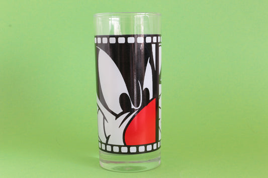 Vintage limonadeglas van de Looney Tunes 1997 | Silvester limonade glas | Oud servies