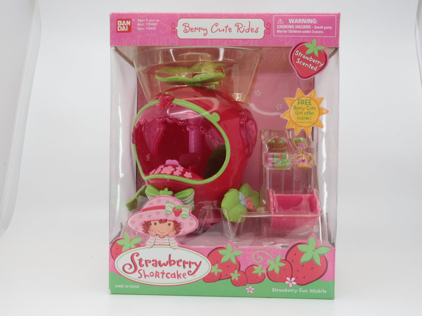 Strawberry Shortcake bandai strawberry shortcake fun mobile Berry Cute Rides Vintage