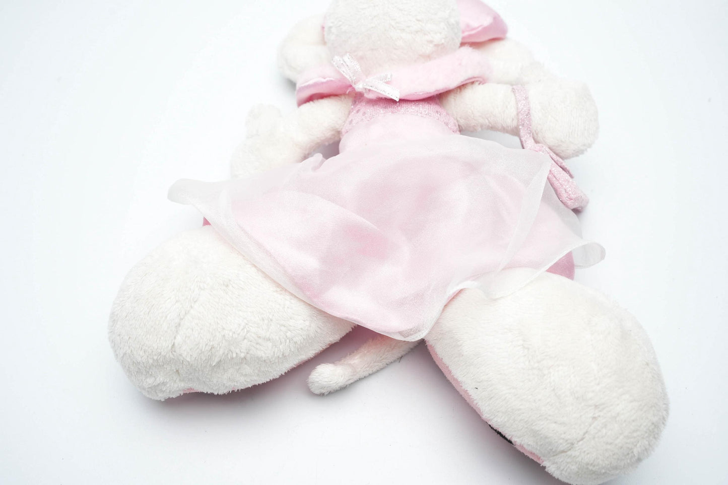 Vintage Diddlina Knuffel 30 cm (12 inch) – In Luxe Roze Jurk – Depesche jaren 90