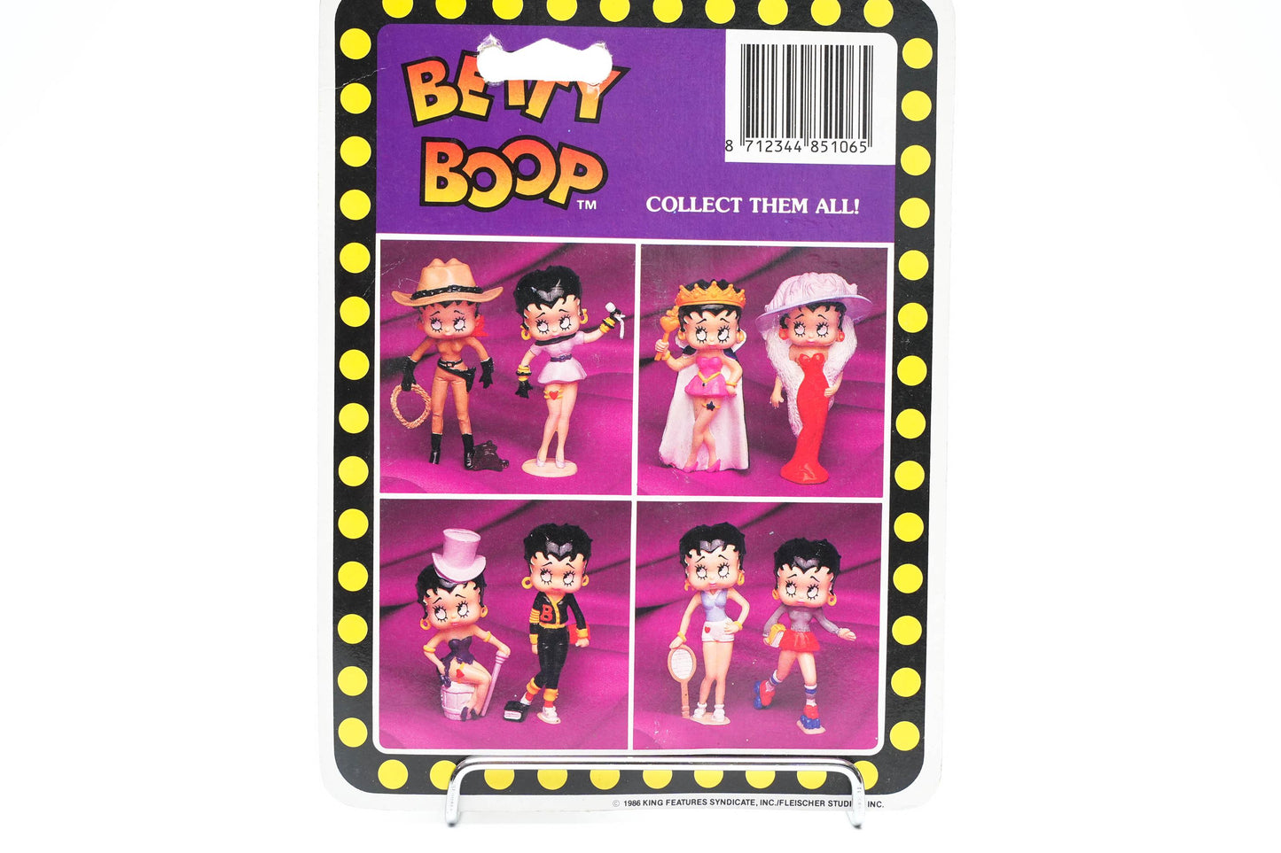 Betty Boop Miniatuurfiguur – 1986 – MD Toys – Sealed