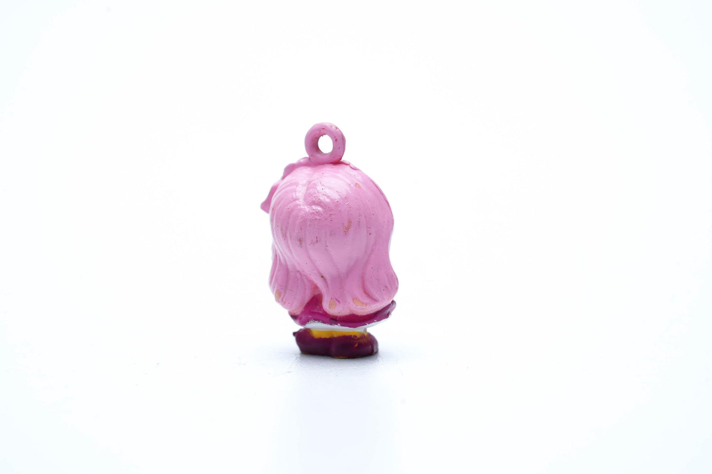Vintage Hasbro Charmkins Hunny Bunch – Roze Haar & Paarse Schoentjes – 1983 Bedelfiguur