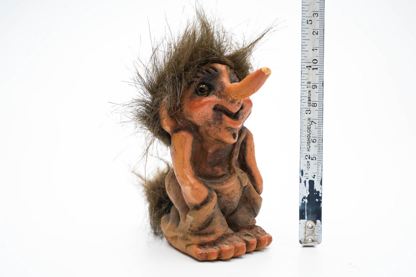 Vintage Nyform Trol – Handgemaakt in Noorwegen – 12 cm (4,7 inch)