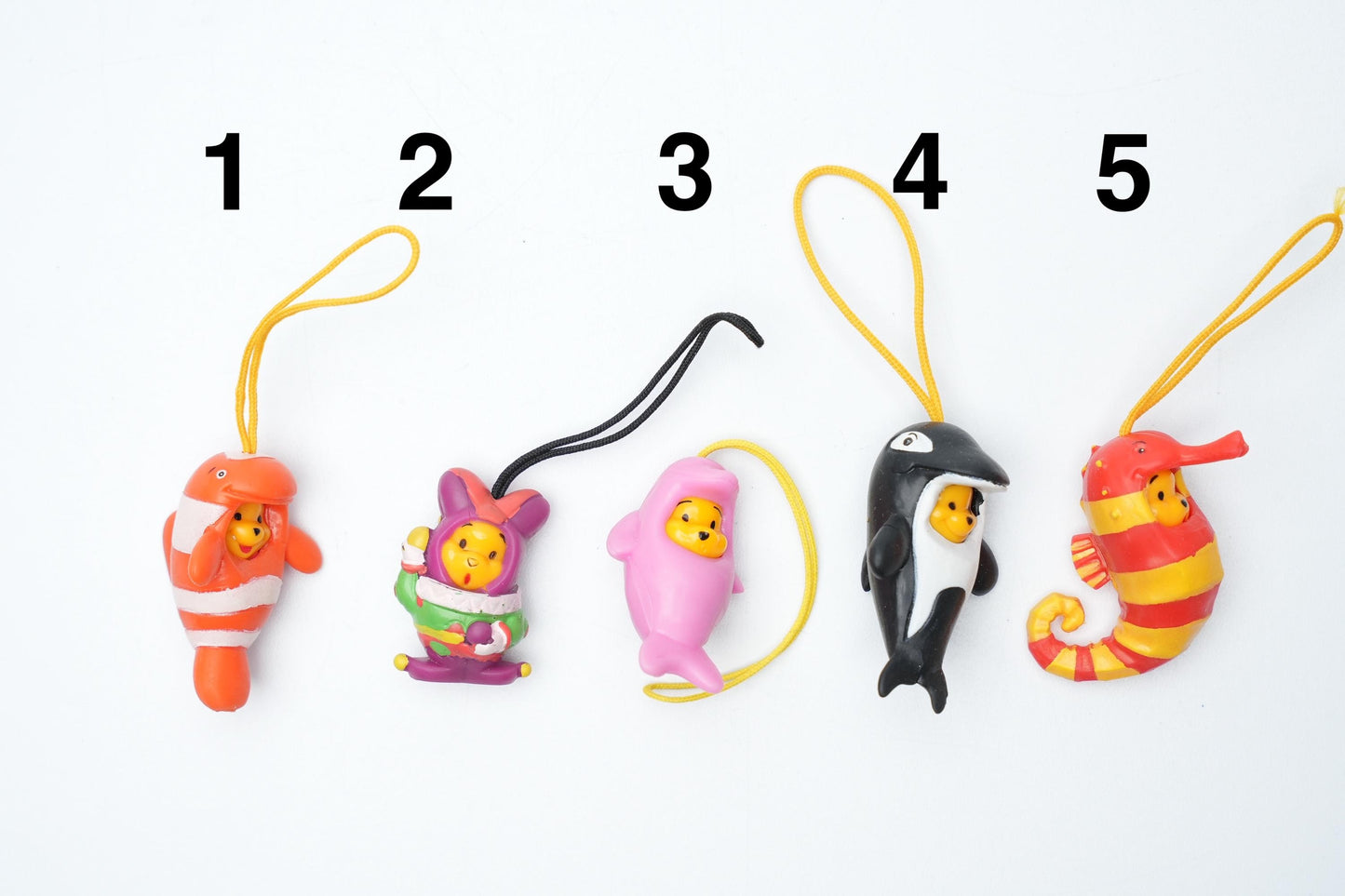 Peek-a-pooh telefoon bedels | Capsule Toys | Vintage peek a pooh bedels | pick your favorite (45 verschillende)