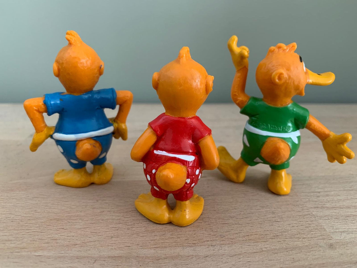 Vintage figuren Die Drollinge (1,2 of 3) Schleich 1984