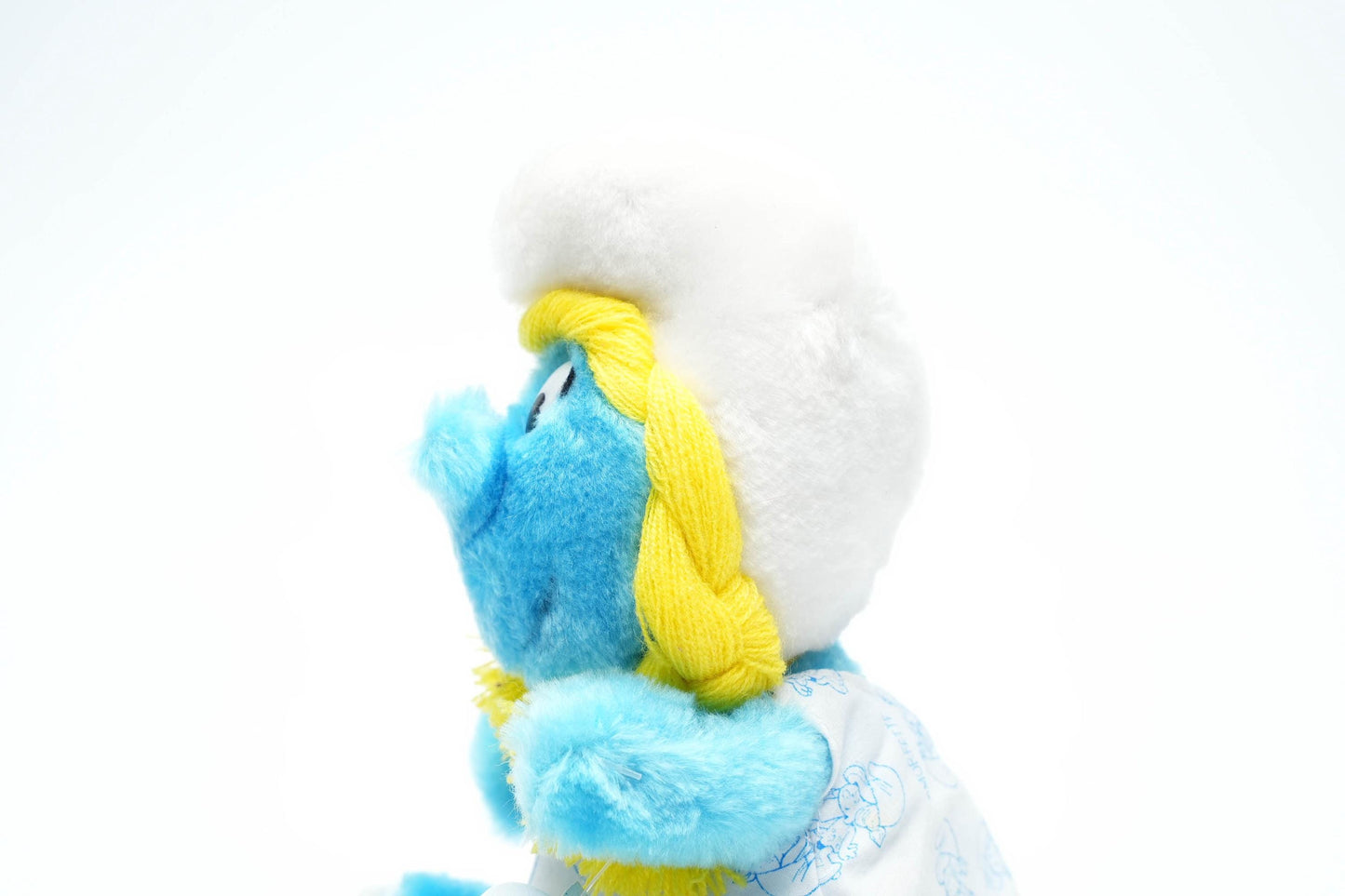 Smurfin Knuffel – 20 cm (7,9 inch) – Peyo 1981 – Wallace Berrie & Co.