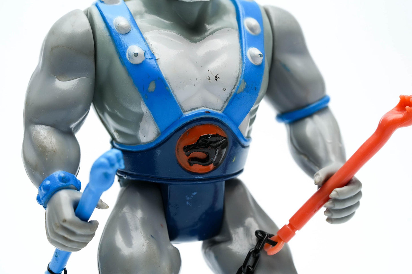 Thundercats Panthro Actiefiguur – LJN (1985) – Inclusief Ketting