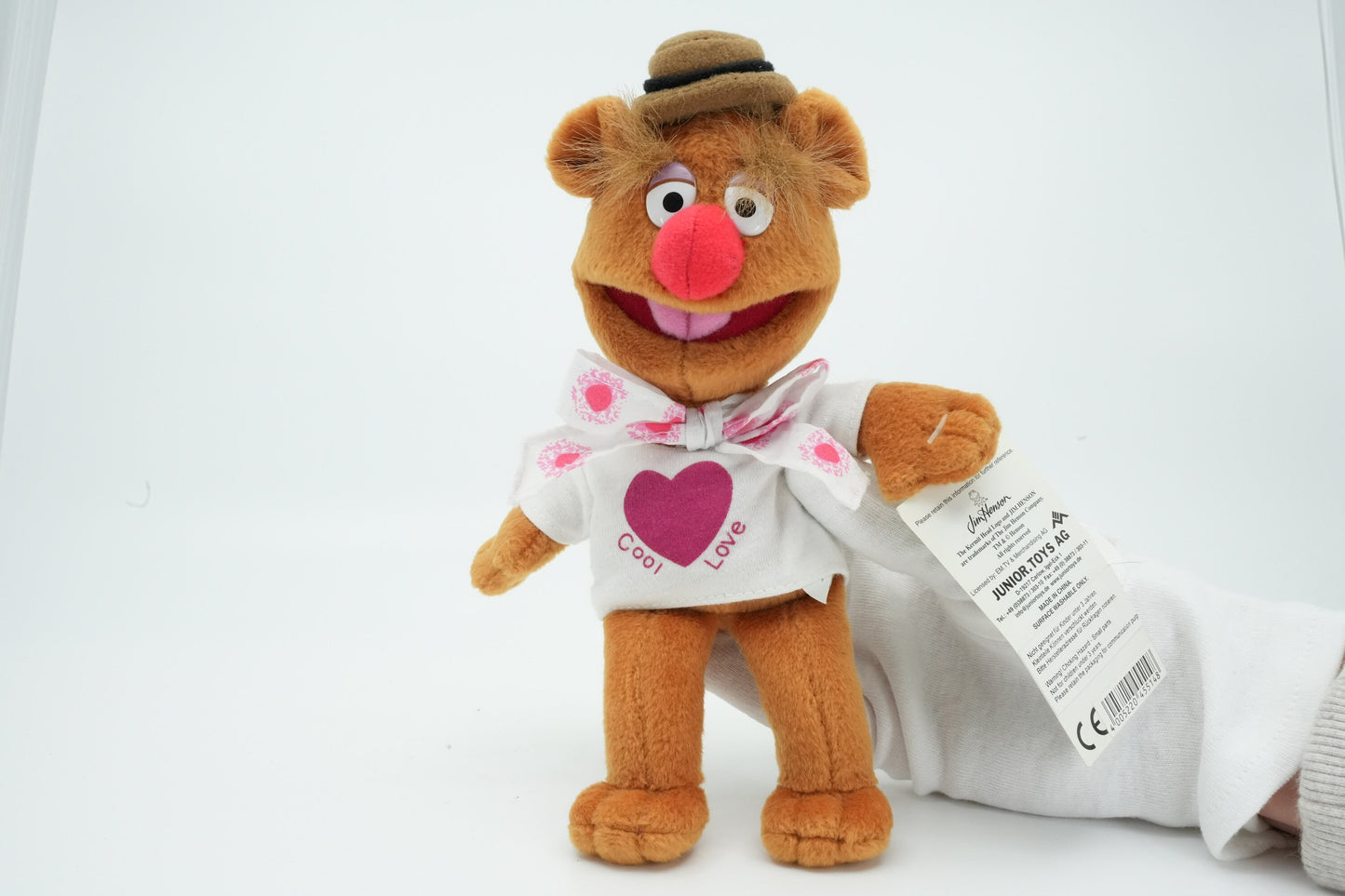 Zeldzame Fozzie beer plush | bekend van de Kermit collection en enorm schattig voor de verzameling | Junior AG speelgoed